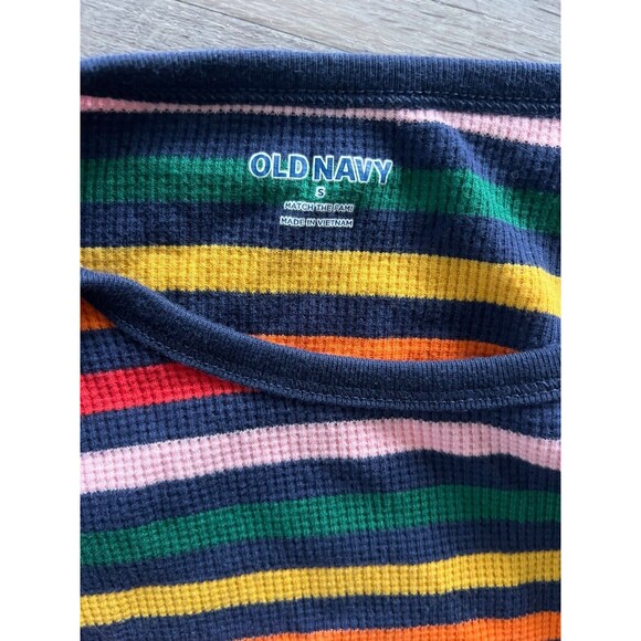 Like New Old Navy Pajama Set Matching Thermal Pajamas size S Women Stretchy Xmas - Picture 4 of 7